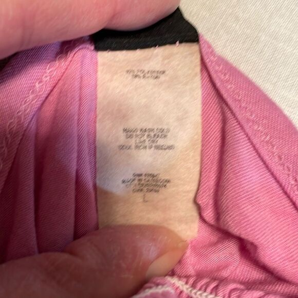 V.1 Couture pink Top Y2K 2010 Blouson, Large - Picture 6 of 6